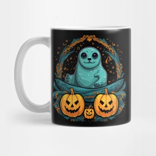 Harp Seal Halloween Mug